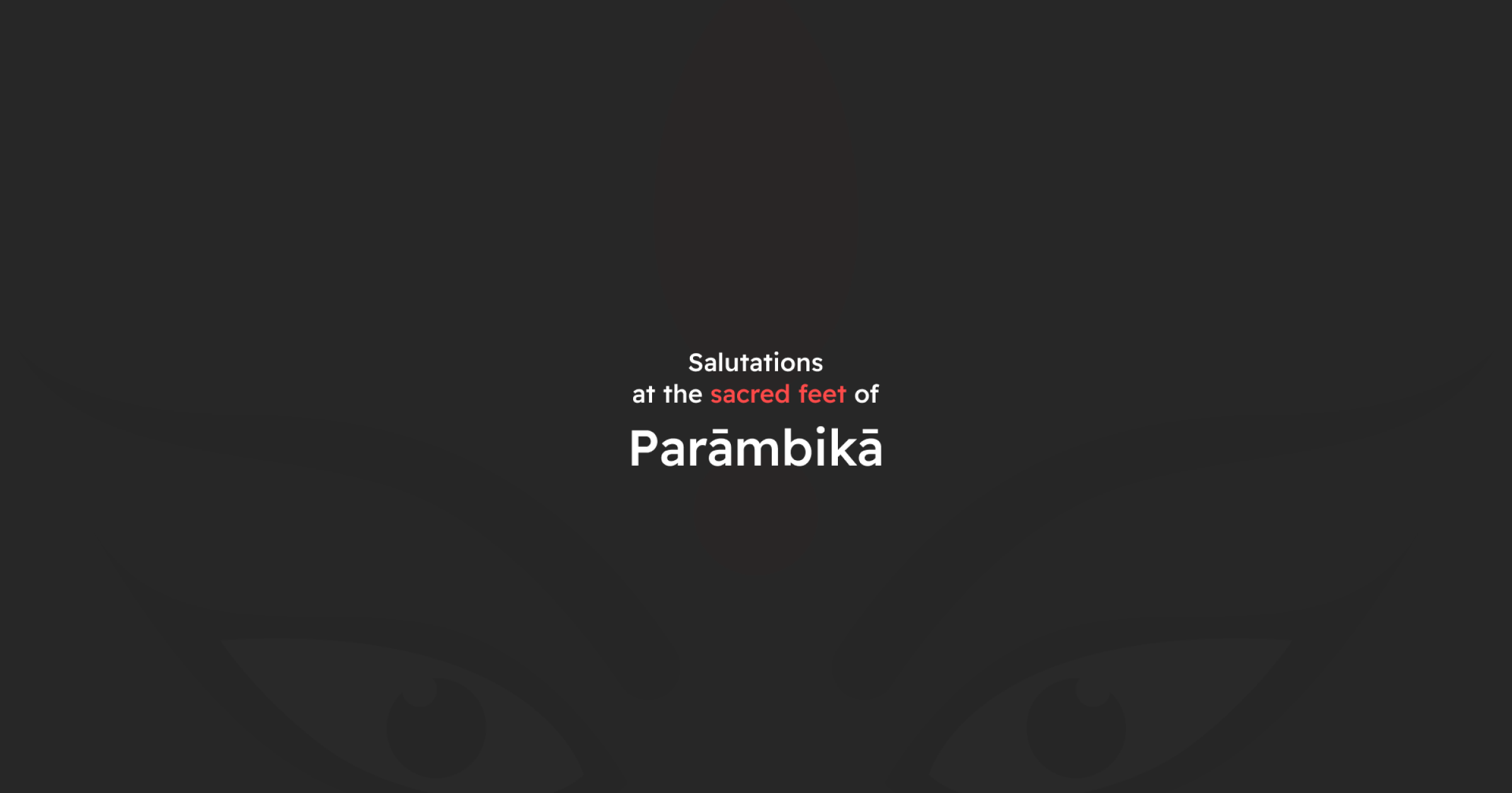 salutations to parambika